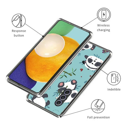 For Samsung Galaxy A54 5G Phone Cover Pattern Printed IMD Soft TPU Case