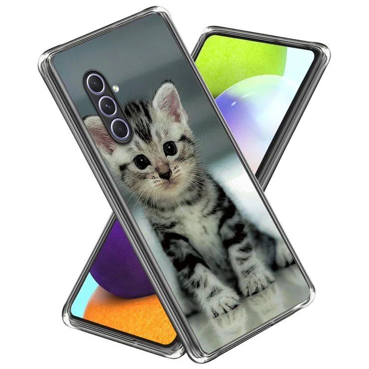 For Samsung Galaxy A54 5G Phone Cover Pattern Printed IMD Soft TPU Case