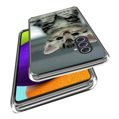 For Samsung Galaxy A54 5G Phone Cover Pattern Printed IMD Soft TPU Case