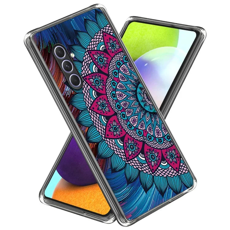 For Samsung Galaxy A54 5G Phone Cover Pattern Printed IMD Soft TPU Case