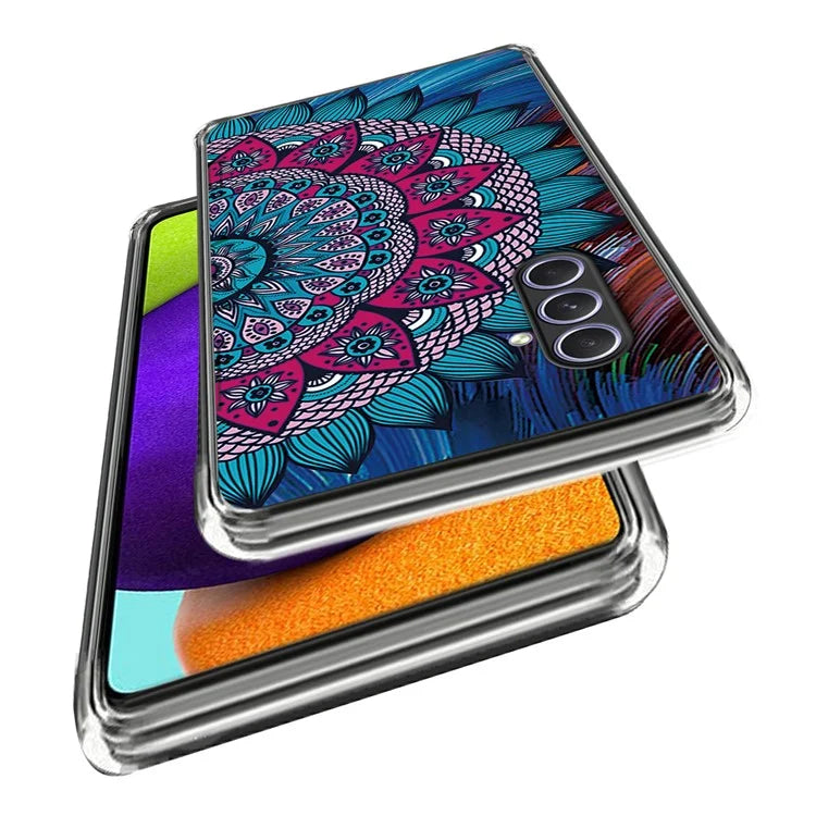 For Samsung Galaxy A54 5G Phone Cover Pattern Printed IMD Soft TPU Case