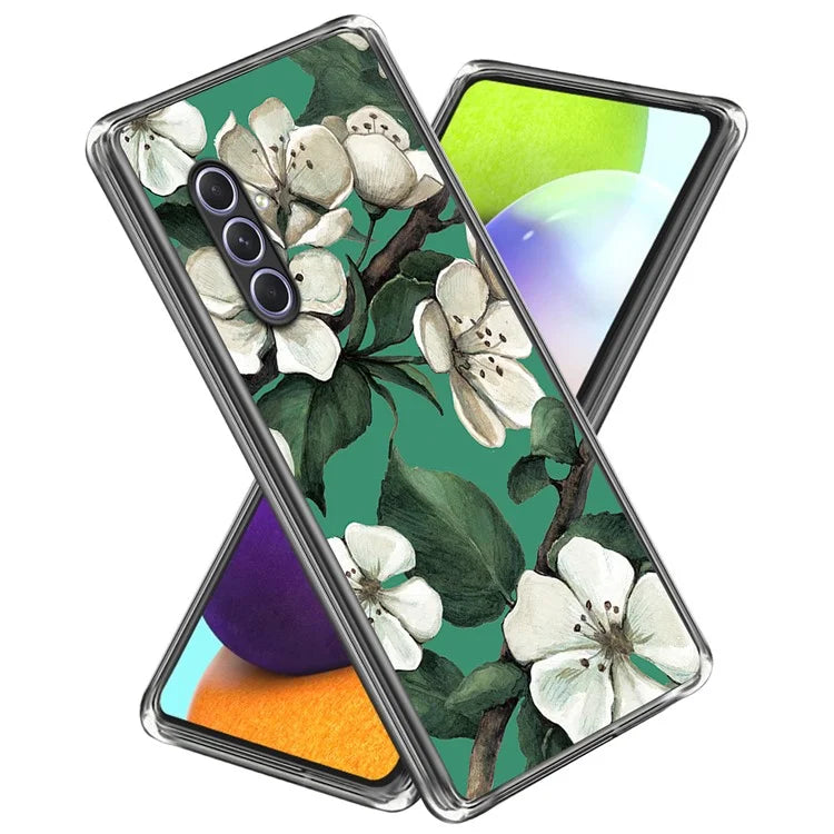 For Samsung Galaxy A54 5G Phone Cover Pattern Printed IMD Soft TPU Case