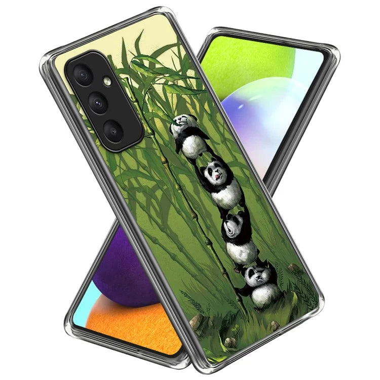 For Samsung Galaxy A55 5G Pattern Print TPU Case Mobile Phone Cover