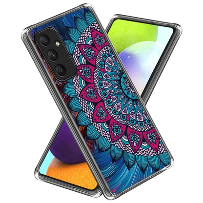 For Samsung Galaxy A55 5G Pattern Print TPU Case Mobile Phone Cover