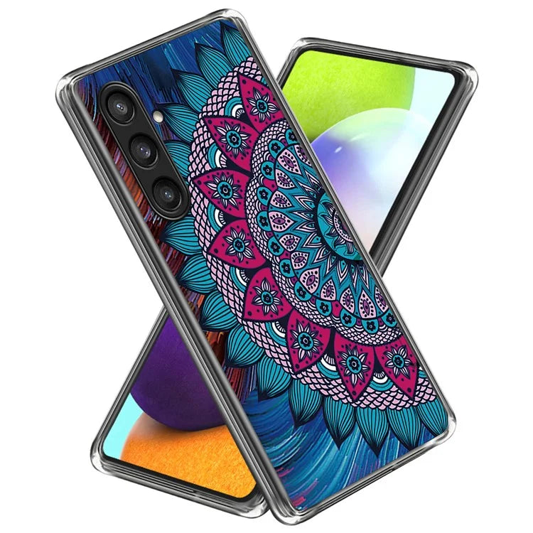 For Samsung Galaxy S23 FE Phone Case Protective Cover IMD Pattern Printing