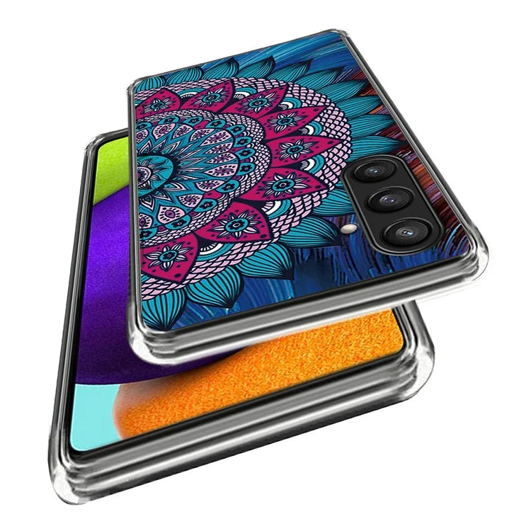 For Samsung Galaxy S23 FE Phone Case Protective Cover IMD Pattern Printing