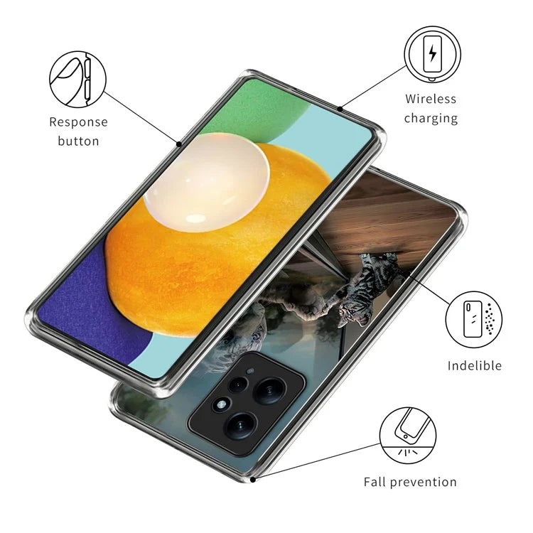 For Xiaomi Redmi Note 12 4G Phone Cover TPU Case Scratch-Proof