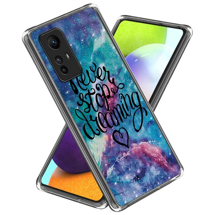 For Xiaomi Redmi Note 12S 4G TPU Case Phone Cover with IMD Pattern Printing