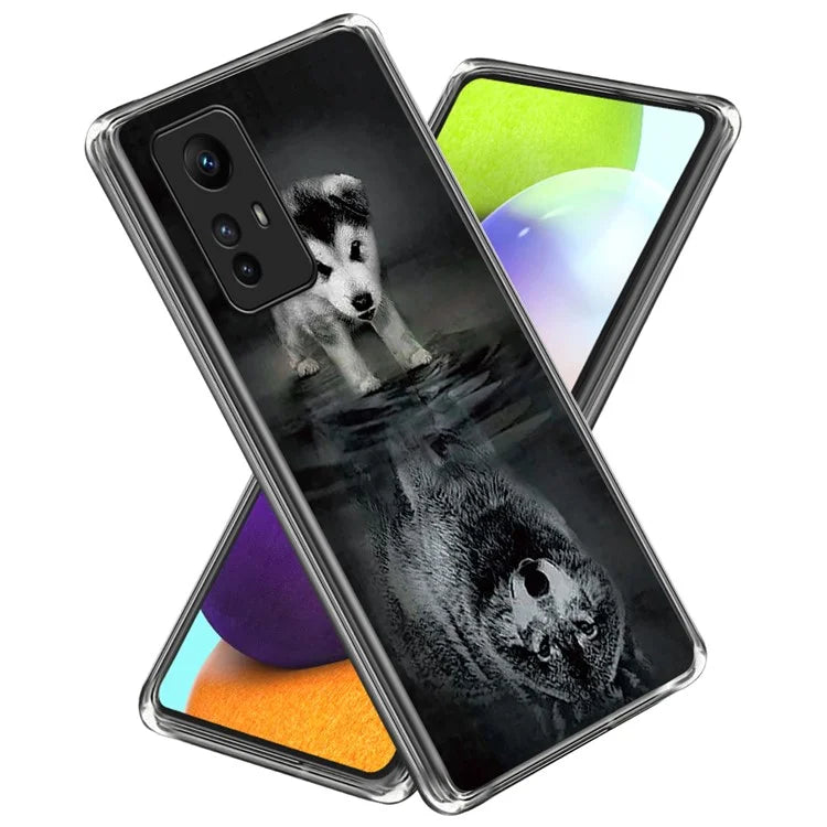 For Xiaomi Redmi Note 12S 4G TPU Case Phone Cover with IMD Pattern Printing