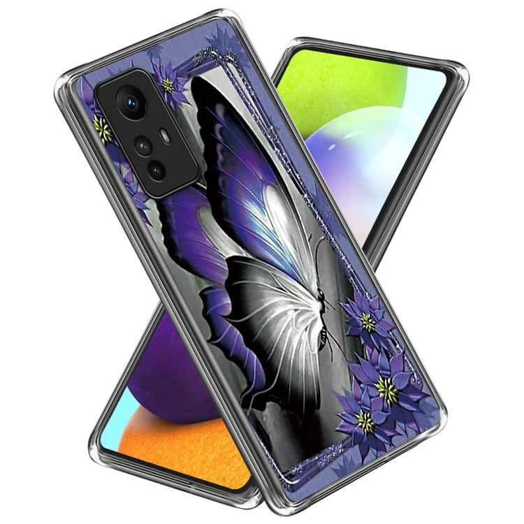 For Xiaomi Redmi Note 12S 4G TPU Case Phone Cover with IMD Pattern Printing