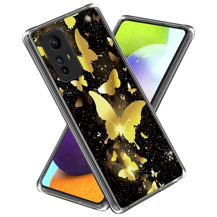 For Xiaomi Redmi Note 12S 4G TPU Case Phone Cover with IMD Pattern Printing