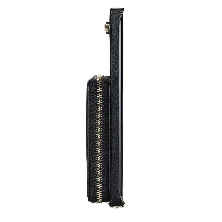 For Samsung Galaxy Note20 Ultra 5G / Note20 Ultra Cell Phone Case TPU+PU Wallet Cover with Long Strap