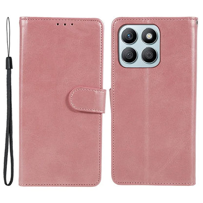 For Honor X8b 4G Case Magnetic Clasp PU Leather Wallet Stand Cell Phone Shell