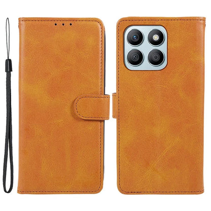 For Honor X8b 4G Case Magnetic Clasp PU Leather Wallet Stand Cell Phone Shell