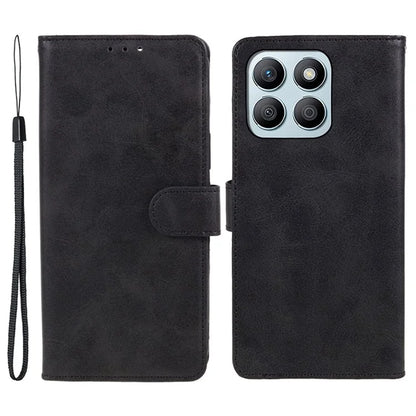 For Honor X8b 4G Case Magnetic Clasp PU Leather Wallet Stand Cell Phone Shell