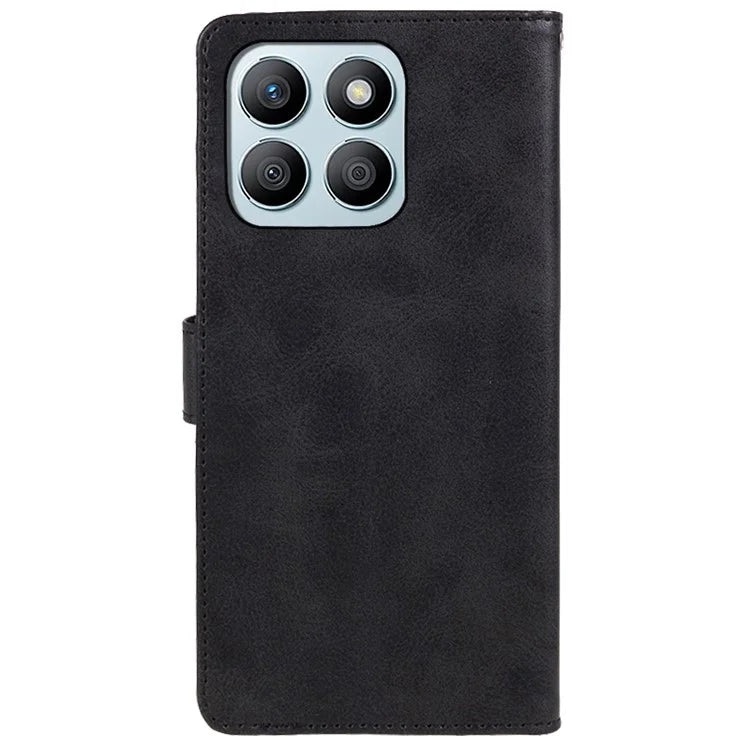 For Honor X8b 4G Case Magnetic Clasp PU Leather Wallet Stand Cell Phone Shell