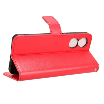 For ZTE Blade A34 Crazy Horse Texture Leather Case with Wallet Stand