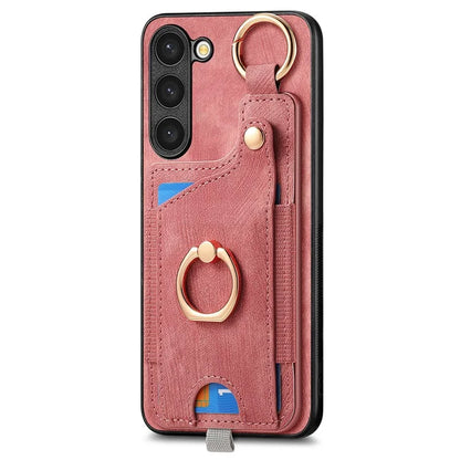 For Samsung Galaxy S23 Case Leather Card Holder Phone Protector