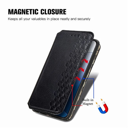 For Xiaomi 14 Pro Case Leather Stand Phone Cover with Rhombus Pattern