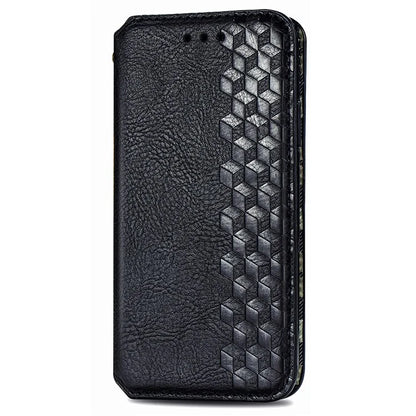 For Xiaomi 14 Pro Case Leather Stand Phone Cover with Rhombus Pattern