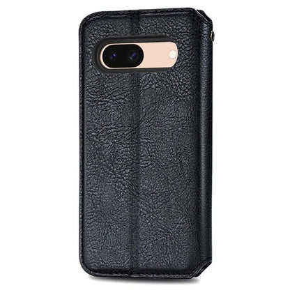 For Google Pixel 8a Case Rhombus Pattern Anti-fall PU Leather Phone Cover