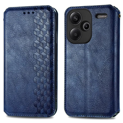 For Xiaomi Redmi Note 13 Pro+ 5G Cover Rhombus Imprinted Leather Phone Case
