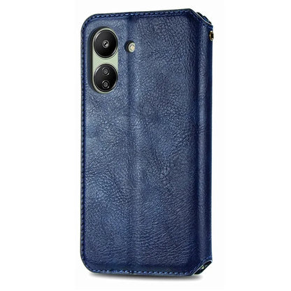 For Xiaomi Redmi 13C 4G / Poco C65 4G Case Drop-proof Rhombus Pattern Wallet Phone Cover