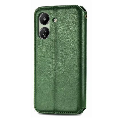 For Xiaomi Redmi 13C 4G / Poco C65 4G Case Drop-proof Rhombus Pattern Wallet Phone Cover