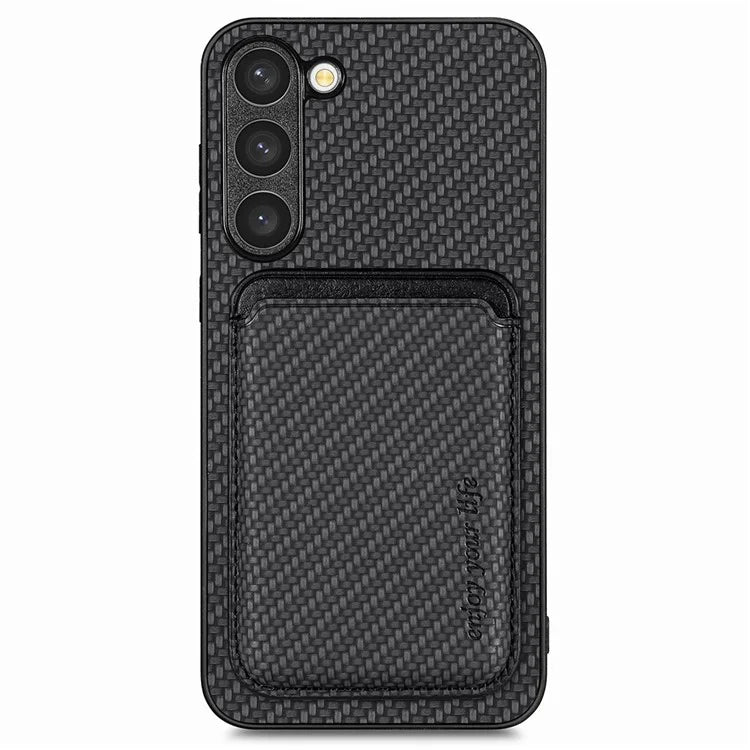 For Samsung Galaxy S23 Case Anti-fall PU+PC+TPU Shell with Magnetic Card Slots