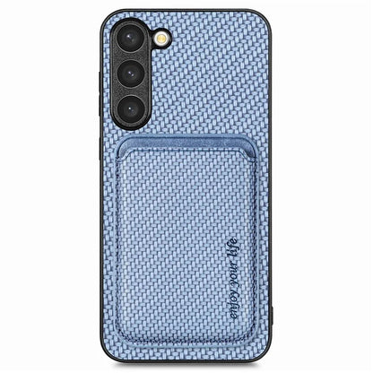 For Samsung Galaxy S23 Case Anti-fall PU+PC+TPU Shell with Magnetic Card Slots