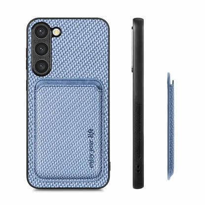 For Samsung Galaxy S23 Case Anti-fall PU+PC+TPU Shell with Magnetic Card Slots