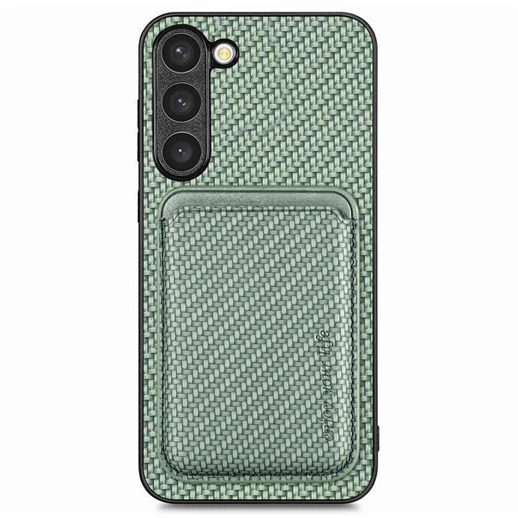 For Samsung Galaxy S23 Case Anti-fall PU+PC+TPU Shell with Magnetic Card Slots