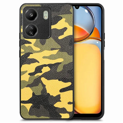 For Xiaomi Redmi 13C 4G / Poco C65 4G Cell Phone Case Camouflage Drop-proof Cover with Precise Lens Cutout