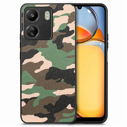 For Xiaomi Redmi 13C 4G / Poco C65 4G Cell Phone Case Camouflage Drop-proof Cover with Precise Lens Cutout