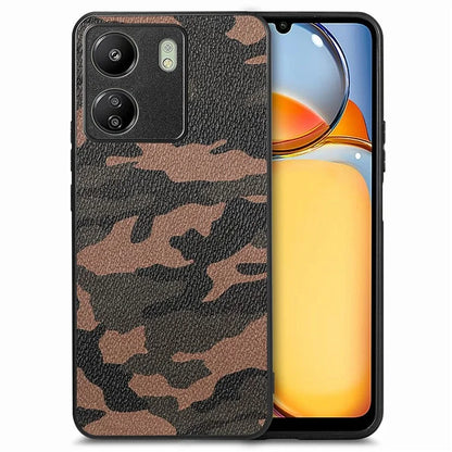For Xiaomi Redmi 13C 4G / Poco C65 4G Cell Phone Case Camouflage Drop-proof Cover with Precise Lens Cutout