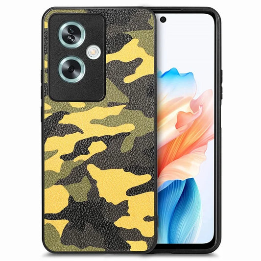 For Oppo A79 5G / A2 5G Case Anti-drop Precise Cutout Phone Cover with Camouflage Design