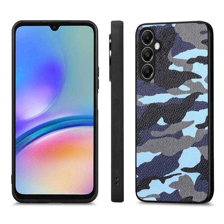 For Samsung Galaxy A05s 4G Case PU Leather+PC+TPU Lens Protection Phone Cover