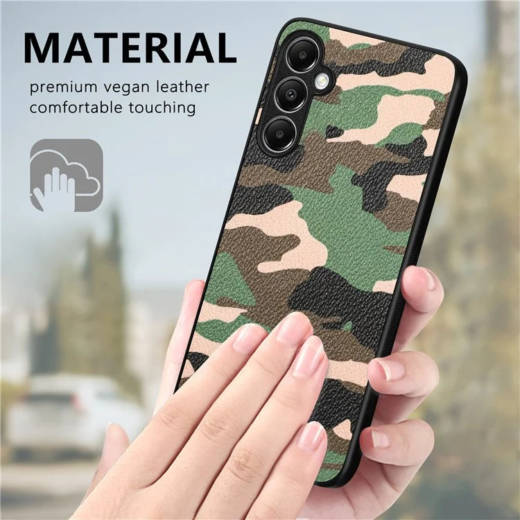 For Samsung Galaxy A05s 4G Case PU Leather+PC+TPU Lens Protection Phone Cover