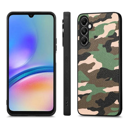For Samsung Galaxy A05s 4G Case PU Leather+PC+TPU Lens Protection Phone Cover