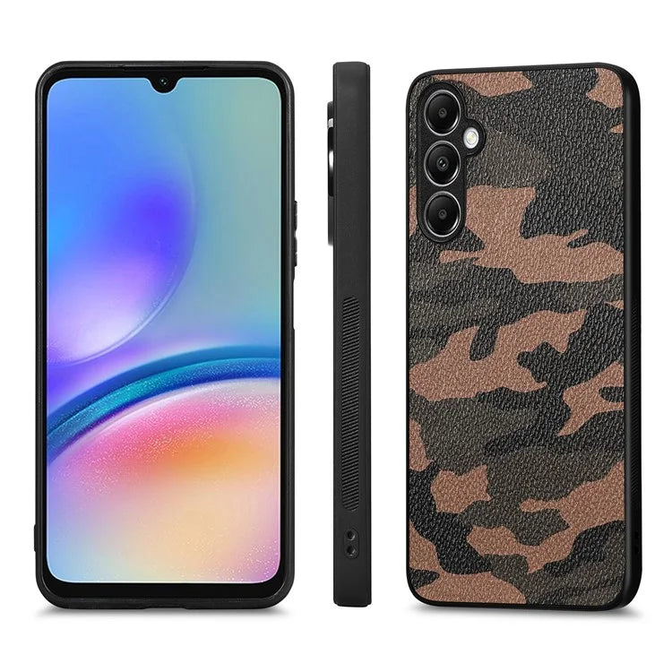 For Samsung Galaxy A05s 4G Case PU Leather+PC+TPU Lens Protection Phone Cover
