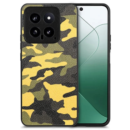For Xiaomi 14 Case Camouflage Pattern Precise Lens Cutout Phone Protector