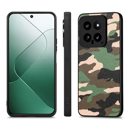 For Xiaomi 14 Case Camouflage Pattern Precise Lens Cutout Phone Protector