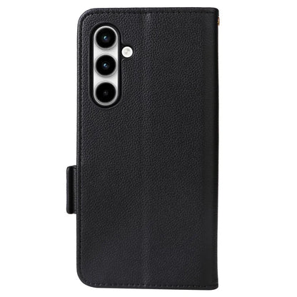For Samsung Galaxy A35 5G Lychee Texture Leather Case with Wallet Card Slots