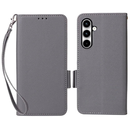 For Samsung Galaxy A35 5G Lychee Texture Leather Case with Wallet Card Slots