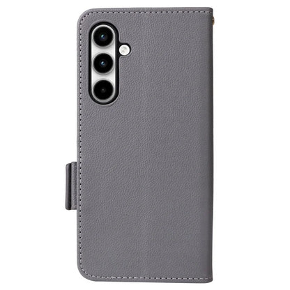 For Samsung Galaxy A35 5G Lychee Texture Leather Case with Wallet Card Slots