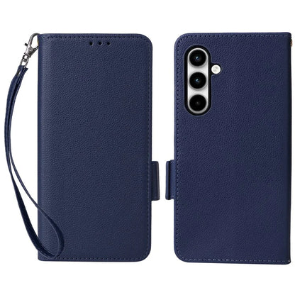For Samsung Galaxy A35 5G Lychee Texture Leather Case with Wallet Card Slots