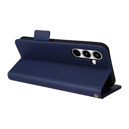 For Samsung Galaxy A35 5G Lychee Texture Leather Case with Wallet Card Slots