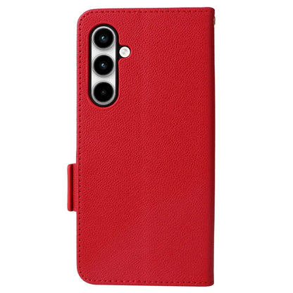 For Samsung Galaxy A35 5G Lychee Texture Leather Case with Wallet Card Slots
