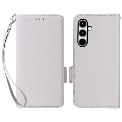 For Samsung Galaxy A35 5G Lychee Texture Leather Case with Wallet Card Slots