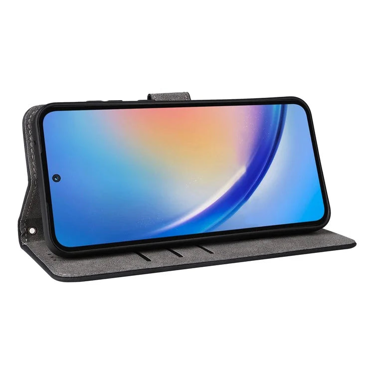 For Samsung Galaxy A35 5G Leather Wallet Case RFID Blocking Phone Cover